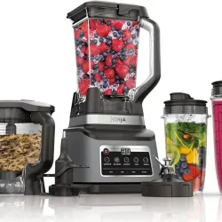 Sistema Ninja 3-en-1: Licuadora, Procesador de Alimentos y Nutri Ninja