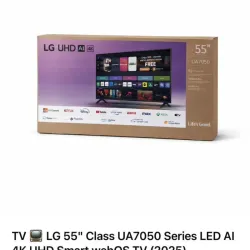 Smart TV LG 55" | 4K UHD AI | webOS 2025 Series