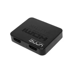 Splitter Unno Tekno HDMI 4K 30Hz 2 Puertos Deep Color 36-Bit Dolby DTS HDCP 2.2 Plug & Play Para TV y Monitores