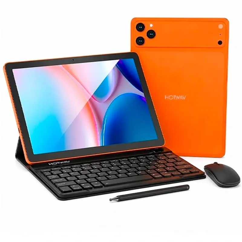 Tablet Hotwav Pad 17 Pro 10.1 Pulgadas Dual Sim ( 4GB + 8GB ) 12Gb Ram 128GB Almacenamiento Naranja