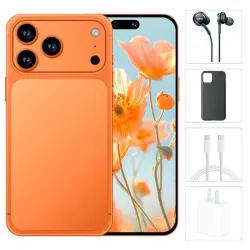 Teléfono HotWav Note 17 max, 4GB Ram, 64GB Almacenamiento, Con Cover, Mica y Audífonos - Naranja