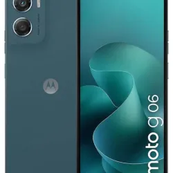 Teléfono Mototola Moto G06 XT2535-3 4Gb Ram, 64Gb Almacenamiento, Con Cover, Mica y Audífonos - Azul