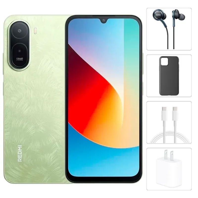 Teléfono Xiaomi Redmi A7 Pro, 4GB + 4GB Ram, 64GB Almacenamiento, Con Cover, Mica y Audífonos - Verde