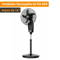 Ventilador Recargable de Pie EKO