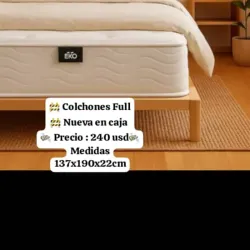 Colchon camero 137x190x22cm