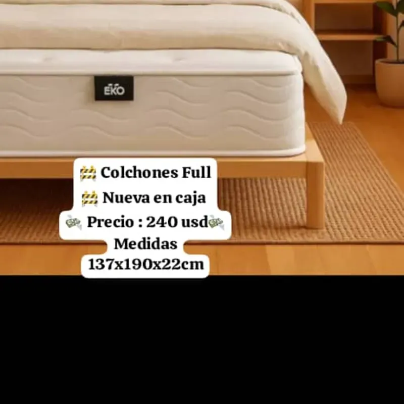 Colchon camero 137x190x22cm