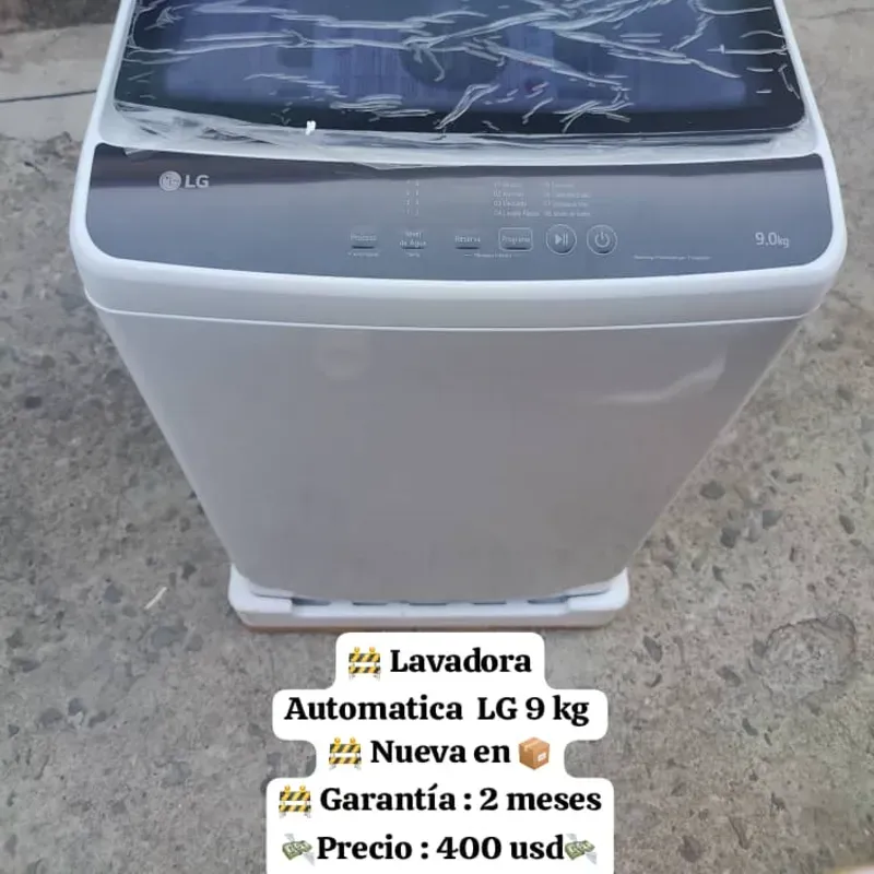 Lavadora automatica LG 9kg