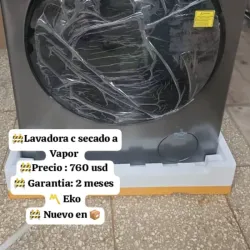 Lavadora con secadora a vapor 11kg
