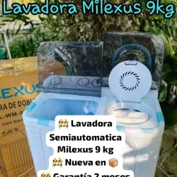 Lavadora milexus 9kg
