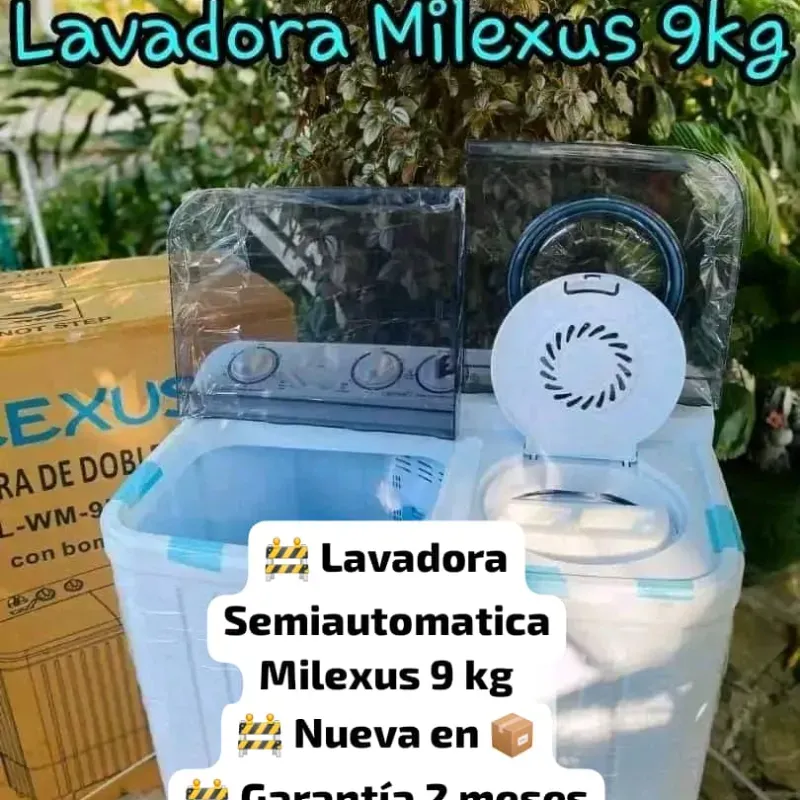 Lavadora milexus 9kg