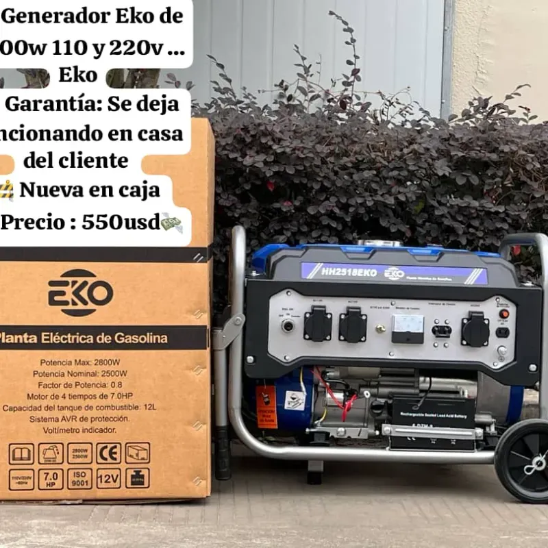 Planta electrica eko 2800 watt
