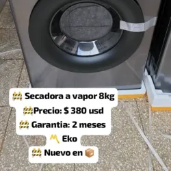Secadora a vapor 8kg