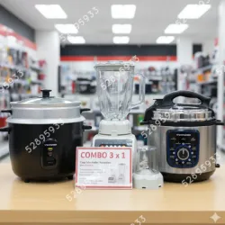 Combo de Olla reina + Olla arrocera + Batidora