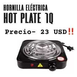 Hornilla electrica 1000 watts 