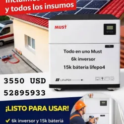 kit de bateria mas inversor must