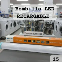 Lámpara LED recargable 