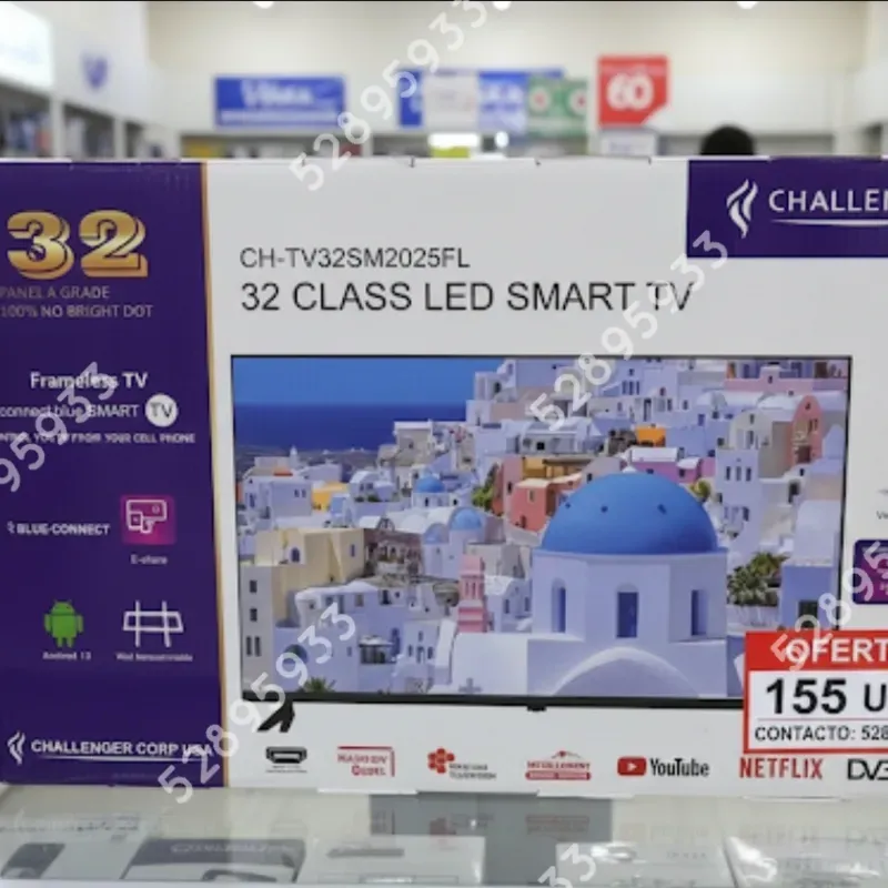 📺Smart TV TELEVISOR, MONITOR CHALLENGER 32"📺