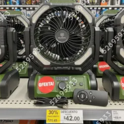 Ventilador recargable F6, 20 000 mAh