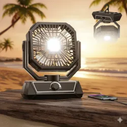 Ventilador recargable tipo F6, 20 000 mAh