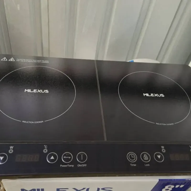 Cocina de inducción de doble hornilla Milexus ♨️