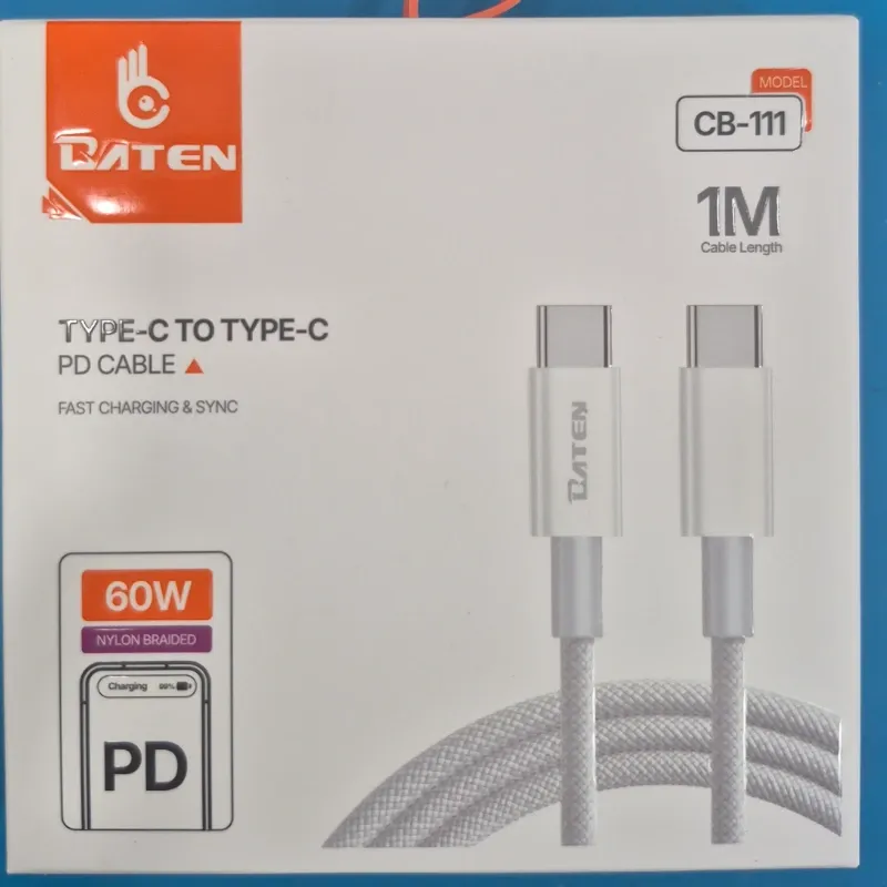 Cable Baten Tipo C-C 1M 60W
