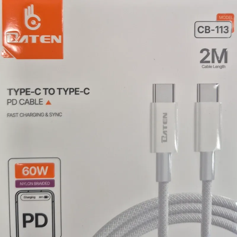 Cable Baten Tipo C-C 2M 60W