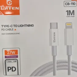 Cable Baten Tipo C-Lightning 1M 27W