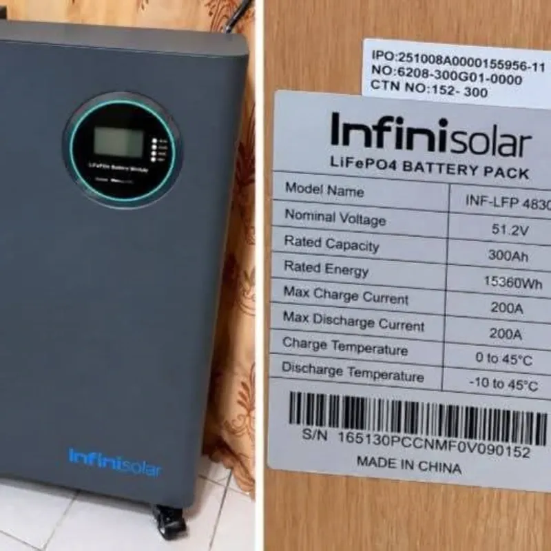 Batería Inteligente LifePo4 InfiniSolar 15KWh