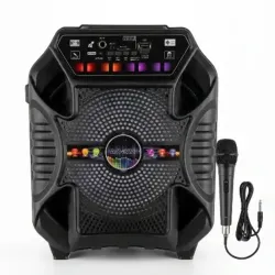 BOCINA 8'' CON MICROFONO AO-822