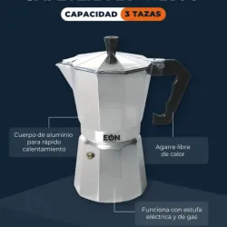 Cafetera Espresso 3 Tazas