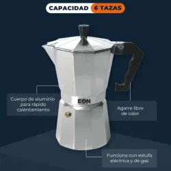 Cafetera Espresso 6 Tazas