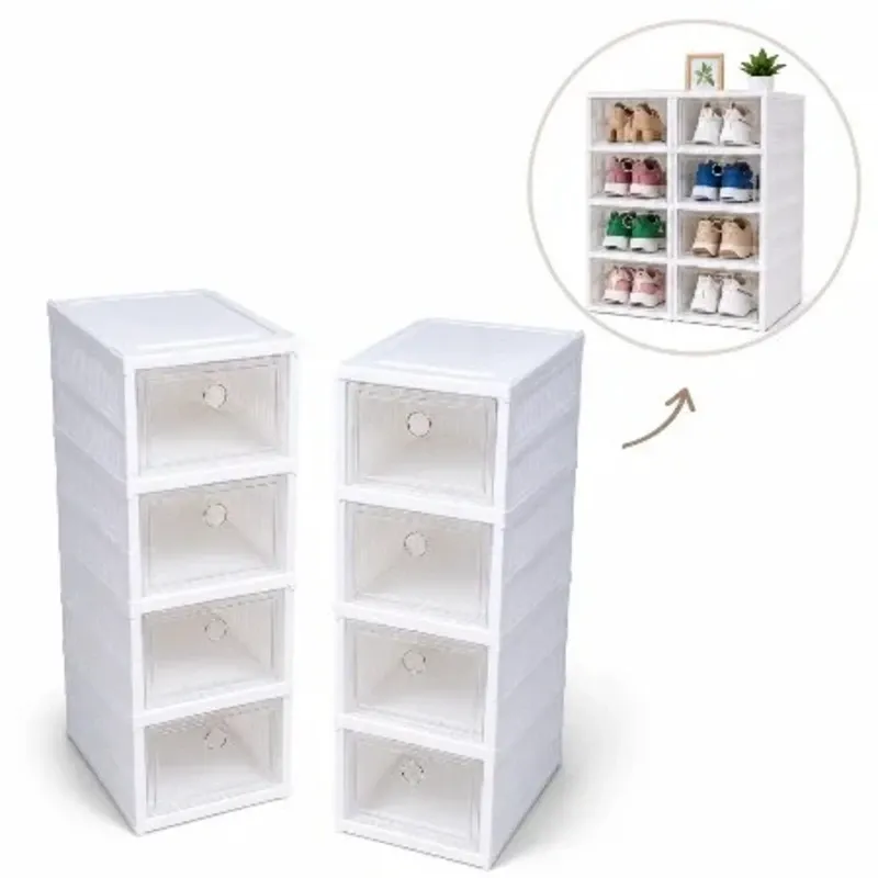 CAJONERA DE ZAPATOS PLEGABLE DOBLE