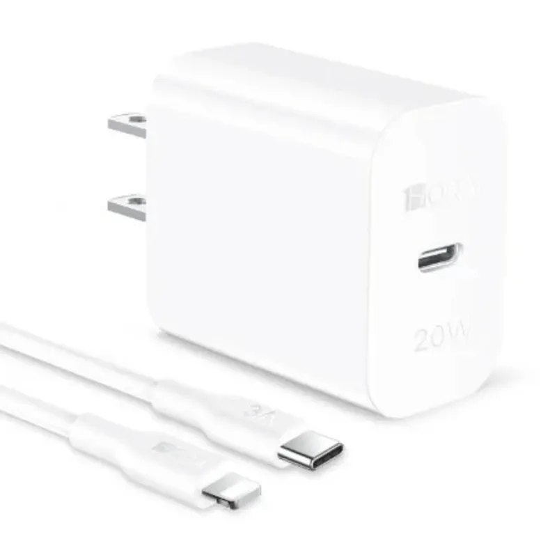 Cargador rápido GAR154 de 20 W con cable tipo C a Lightning