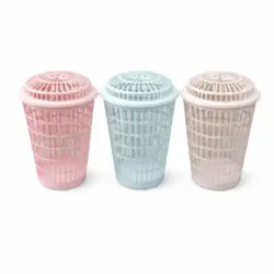 CESTO PLÁSTICO MULTIUSO CON TAPA