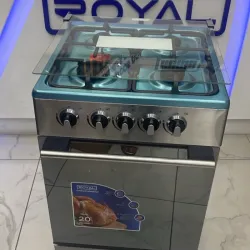 Cocina a gas 4 hornillas 20" con horno