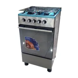 Cocina a gas 4 hornillas 20" con horno