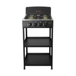 COCINA DE GAS DE CUATRO QUEMADORES MILEXUS CON ORGANIZADOR