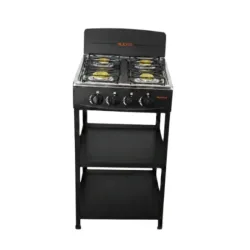 COCINA DE GAS DE CUATRO QUEMADORES MILEXUS CON ORGANIZADOR