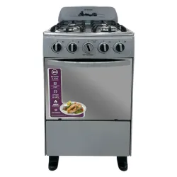 Cocina PREMIER 20'' con 4 hornillas y horno a gas