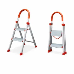 ESCALERAS DE TIJERA 3 PASOS (ALUMINIO)