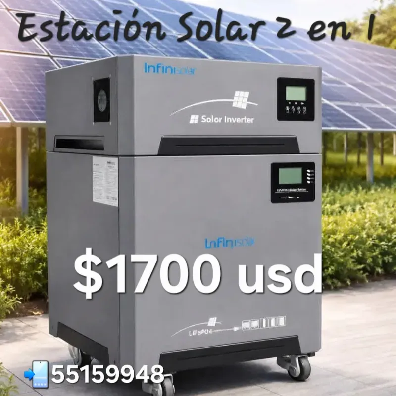 Estación de Energía 2 en 1 Infinitisolar 3KW- 7KWh