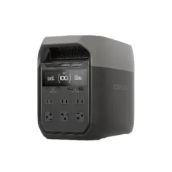 Estación de Energía Portátil EcoFlow DELTA 3 – 1024Wh- 1800W AC (3600W Pico) | Carga Total en 56 Min | Batería LFP Expandible