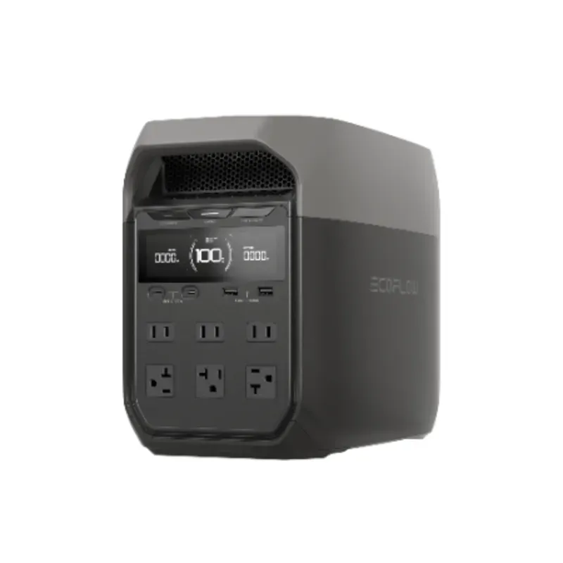 Estación de Energía Portátil EcoFlow DELTA 3 – 1024Wh- 1800W AC (3600W Pico) | Carga Total en 56 Min | Batería LFP Expandible