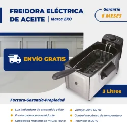 Freidora de aceite Eko 3L