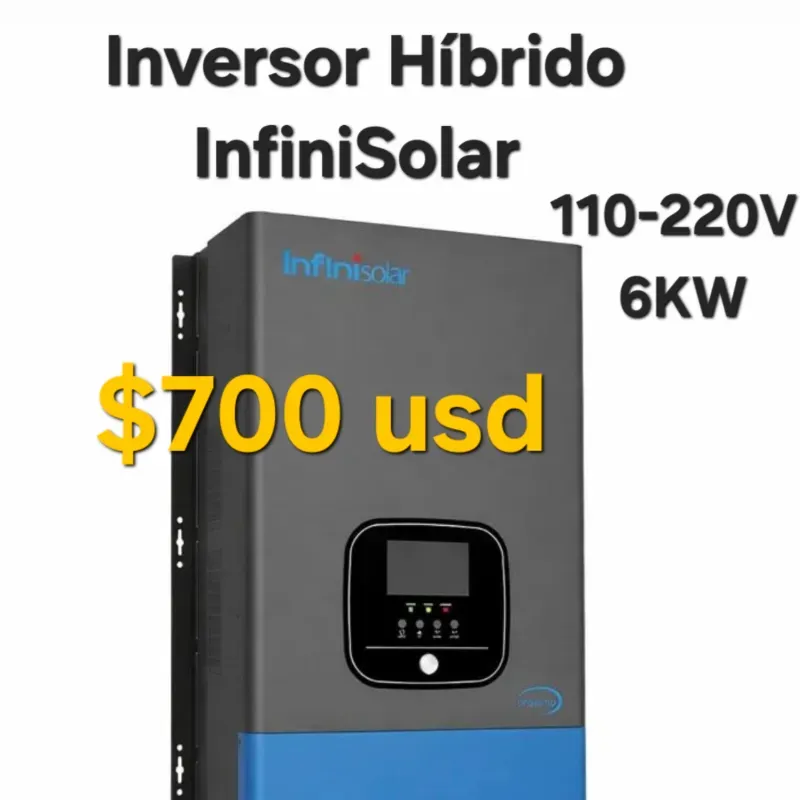 Inversor Híbrido InfiniSolar 6000W 110-220V