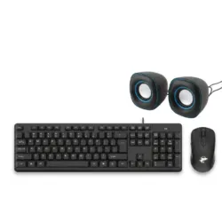 KIT DE TECLADO C/ MOUSE Y BOCINA PARA PC