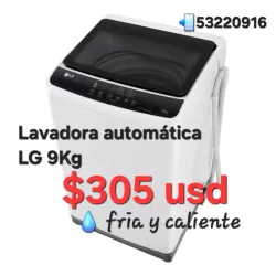 Lavadora automática LG 9Kg