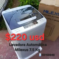 Lavadora automática MILEXUS 7.5Kg