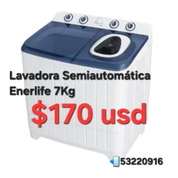 Lavadora semiautomática 7kg Enerlife