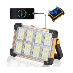Luz de trabajo portátil YXQUA de 120 W con 144 LED y carga solar LP-246145-1